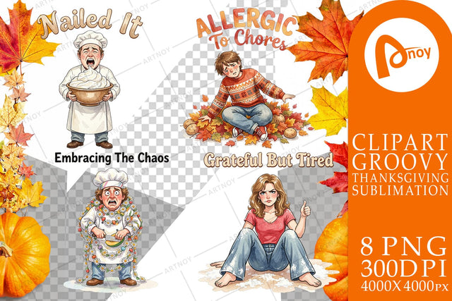 Sublimation Manic Harvest Prep Retro Sublimation artnoy 