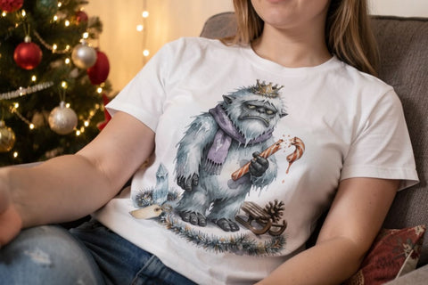 Sublimation Melancholic Sarcastic Krampus Kin Sublimation artnoy 