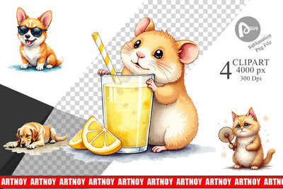 Sublimation Melting Summer Pets Sublimation artnoy 