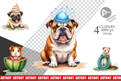 Sublimation Melting Summer Pets Sublimation artnoy 
