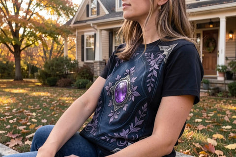 Sublimation Midnight Celestial Botanical Magic Sublimation artnoy 