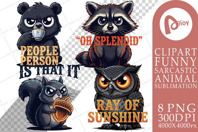 Sublimation Midnight Forest Misanthrope Critters Sublimation artnoy 