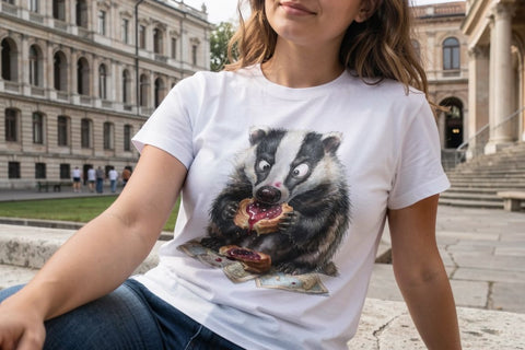 Sublimation Mischievous Library Thief Animal Sublimation artnoy 