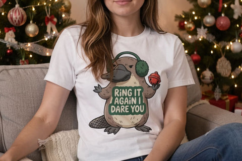 Sublimation Mistletoe Side Eye Sarcastic Pets Sublimation artnoy 