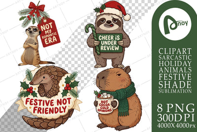 Sublimation Mistletoe Side Eye Sarcastic Pets Sublimation artnoy 