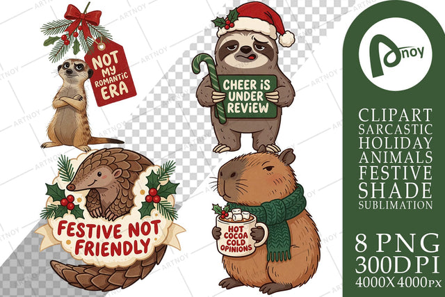 Sublimation Mistletoe Side Eye Sarcastic Pets Sublimation artnoy 