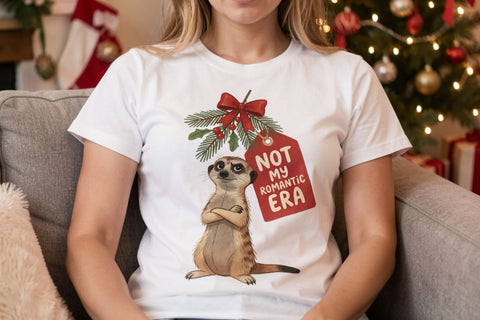 Sublimation Mistletoe Side Eye Sarcastic Pets Sublimation artnoy 
