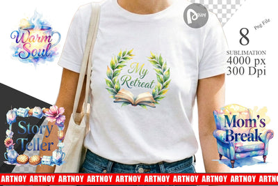 Sublimation Mom Reading Quotes Sublimation artnoy 