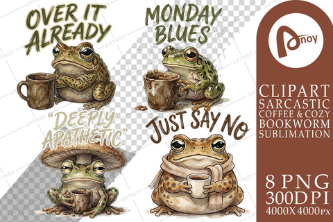 Sublimation Moody Amphibian Coffee Club Quotes Sublimation artnoy 