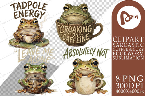 Sublimation Moody Amphibian Coffee Club Quotes Sublimation artnoy 