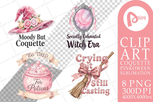 Sublimation Moody Coquette Spell Watercolor Sublimation artnoy 