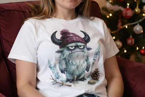 Sublimation Moody Gothic Whimsy Christmas Sprite Sublimation artnoy 