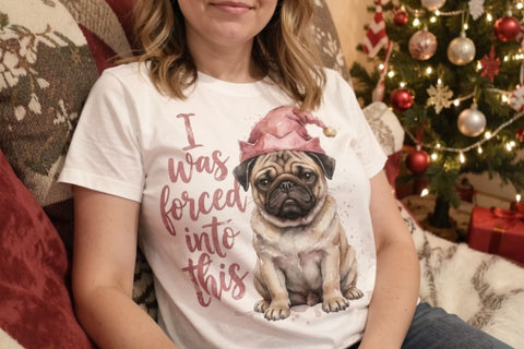 Sublimation Moody Sarcastic Christmas Pets Watercolor SVG artnoy 