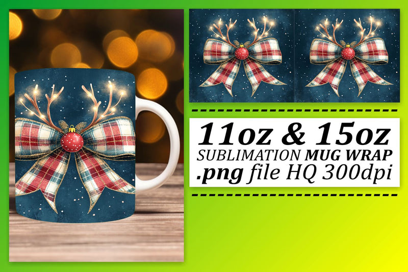 Sublimation mug wraps, enhance your drinkware collection! , Xmas Sublimation afrosvg 