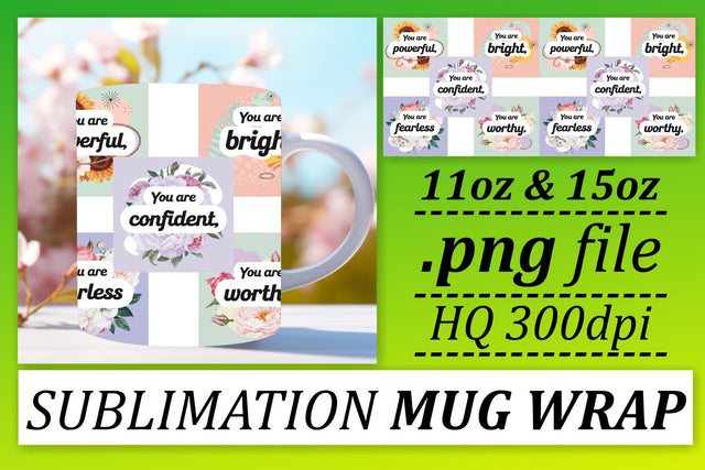 Sublimation mug wraps, great for small businesses! , Quote Sublimation afrosvg 