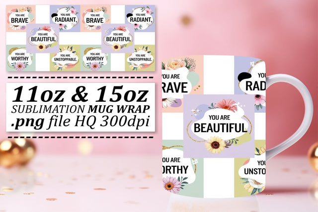 Sublimation mug wraps, perfect for holidays and events! , Quote Sublimation afrosvg 