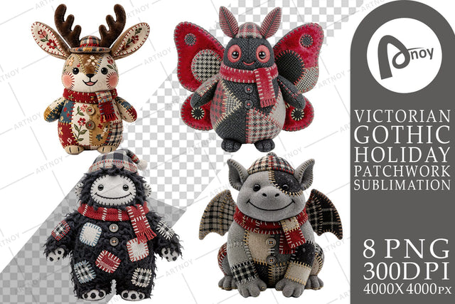 Sublimation Mythic Winter Cryptid Plushies Sublimation artnoy 