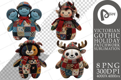 Sublimation Mythic Winter Cryptid Plushies Sublimation artnoy 
