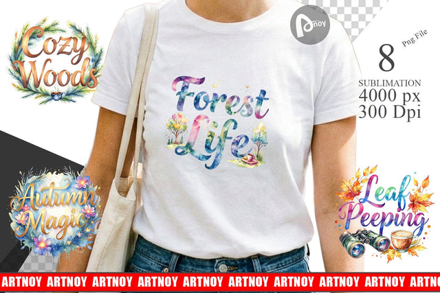 Sublimation Nature Forest Coffee Quotes Sublimation artnoy 