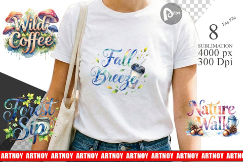 Sublimation Nature Forest Coffee Quotes Sublimation artnoy 