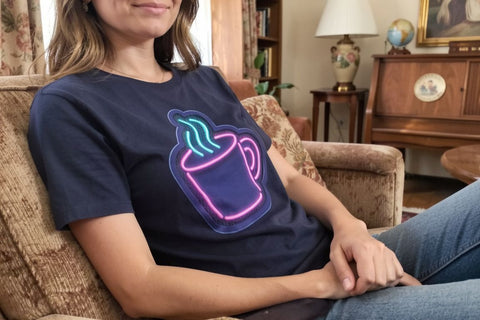 Sublimation Neon Cyberpunk Hygge Nostalgia Cafe Sublimation artnoy 