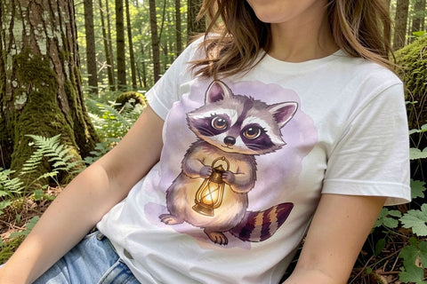 Sublimation Nocturnal Forest Glimmer Watercolor Sublimation artnoy 