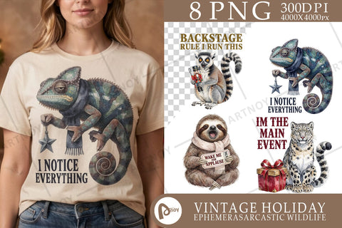 Sublimation Nutcracker Theatre Backstage Animals Sublimation artnoy 
