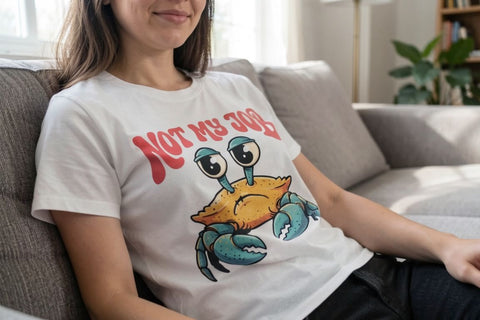 Sublimation Office Grump Big-Eye Ocean Friends Sublimation artnoy 