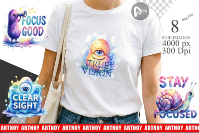 Sublimation One Eyed Monster Wisdom Quotes Sublimation artnoy 