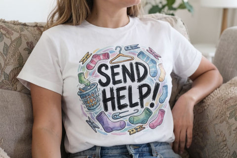 Sublimation Overwhelmed Laundry Day Outbursts Quote Sublimation artnoy 