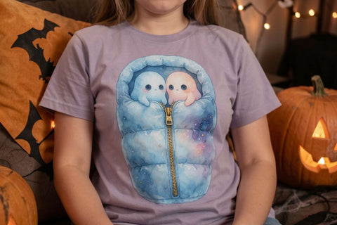 Sublimation Pajama Party Bedtime Spooky Phantoms Sublimation artnoy 