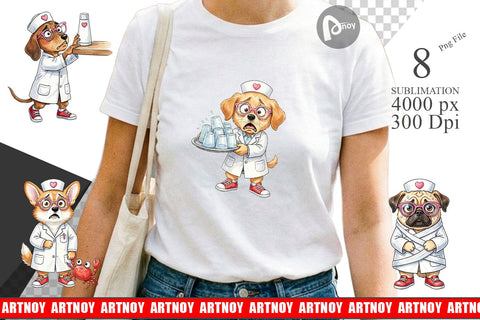 Sublimation Panic Mode Dog Nurse Prints Sublimation artnoy 