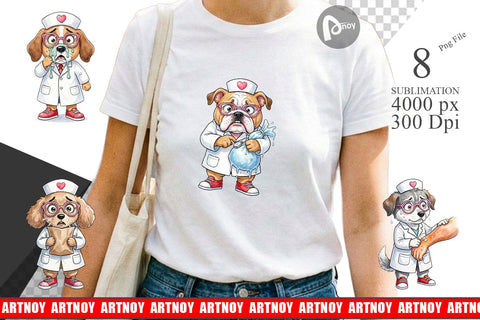 Sublimation Panic Mode Dog Nurse Prints Sublimation artnoy 