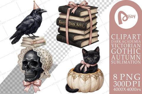 Sublimation Pastel Gothic Coquette Autumn Art Sublimation artnoy 