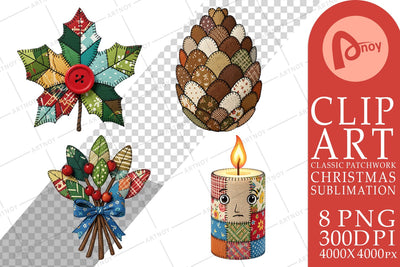 Sublimation Patchwork Christmas Folk Art Sublimation artnoy 