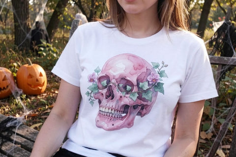 Sublimation Playful Haunted Botanical Halloween SVG artnoy 