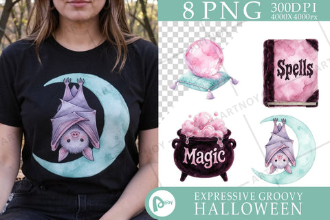 Sublimation Playful Pastel Goth Animal Familiar SVG artnoy 
