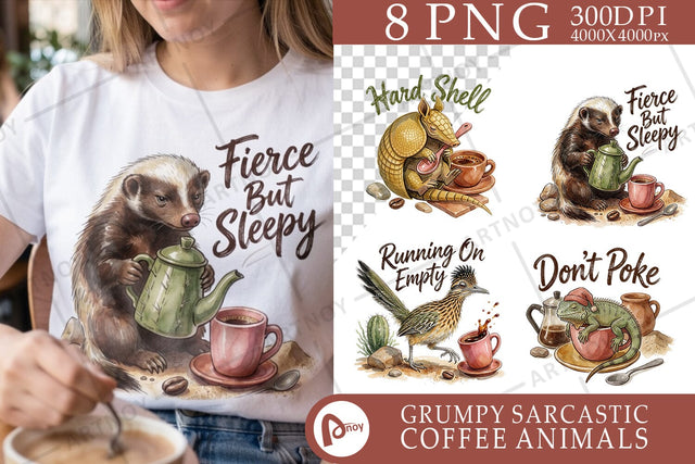 Sublimation Prickly Desert Dwellers Morning Brew Quote Sublimation artnoy 