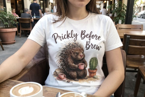 Sublimation Prickly Desert Dwellers Morning Brew Quote Sublimation artnoy 