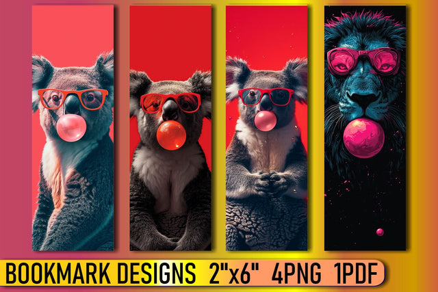 Sublimation Printable, Bubble Gum Bookmarks Sublimation afrosvg 