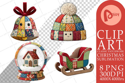 Sublimation Quilted Winter Decor Patchwork Sublimation artnoy 