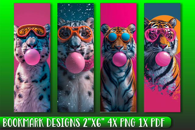 Sublimation-Ready Animal Bookmarks Sublimation afrosvg 