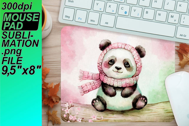 Sublimation-ready mouse pad, transform your desk! , Animals Sublimation HoodArtCraft 