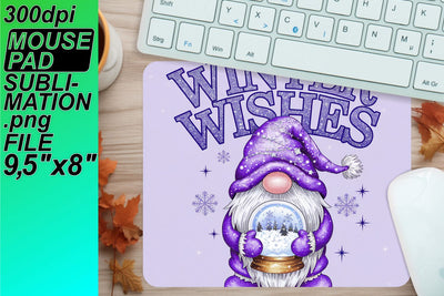 Sublimation-ready mouse pads, craft your vision! , Gnomes Sublimation HoodArtCraft 