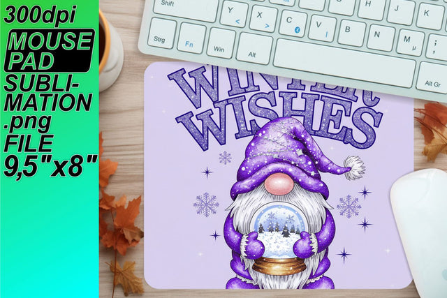 Sublimation-ready mouse pads, craft your vision! , Gnomes Sublimation HoodArtCraft 