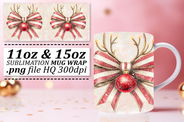 Sublimation-ready mug wraps, ideal for special occasions! , Xmas Sublimation afrosvg 