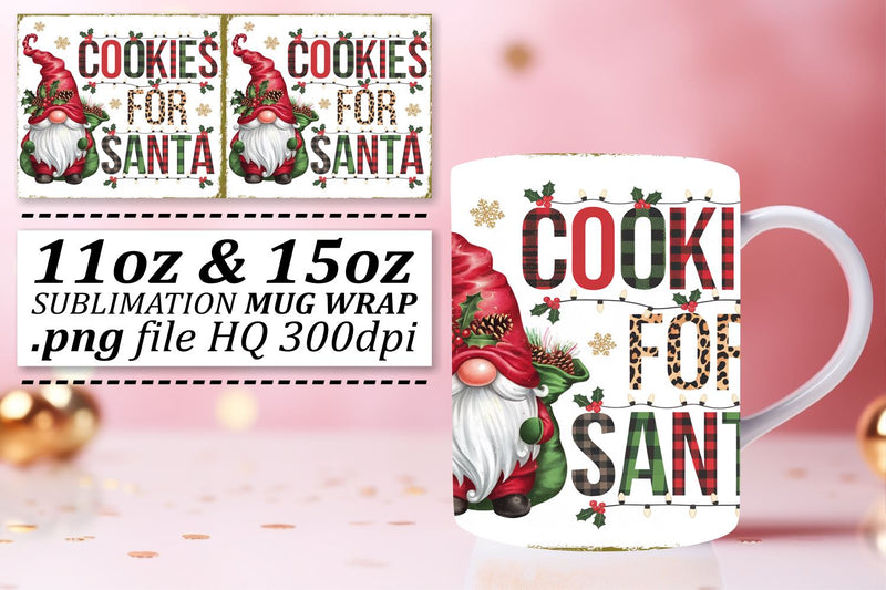 Sublimation-ready mug wraps, perfect for crafting! , Gnomes Sublimation afrosvg 
