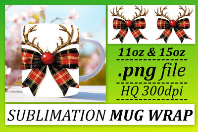 Sublimation-ready mug wraps, perfect for crafting! , Xmas Sublimation afrosvg 