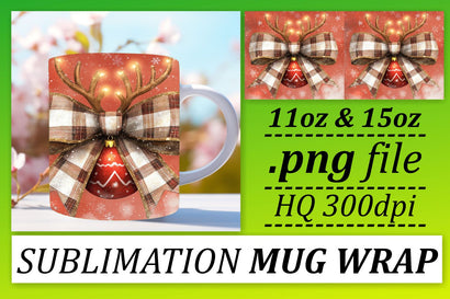 Sublimation-ready mug wraps, perfect for crafting! , Xmas Sublimation afrosvg 