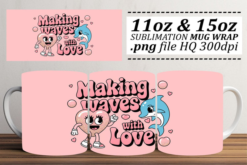 Sublimation-ready wraps, elevate your coffee experience! , Valentines Sublimation afrosvg 